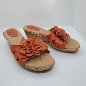 🍑b.o.c. Tangerine Slip-on Sandals Sz. 7
